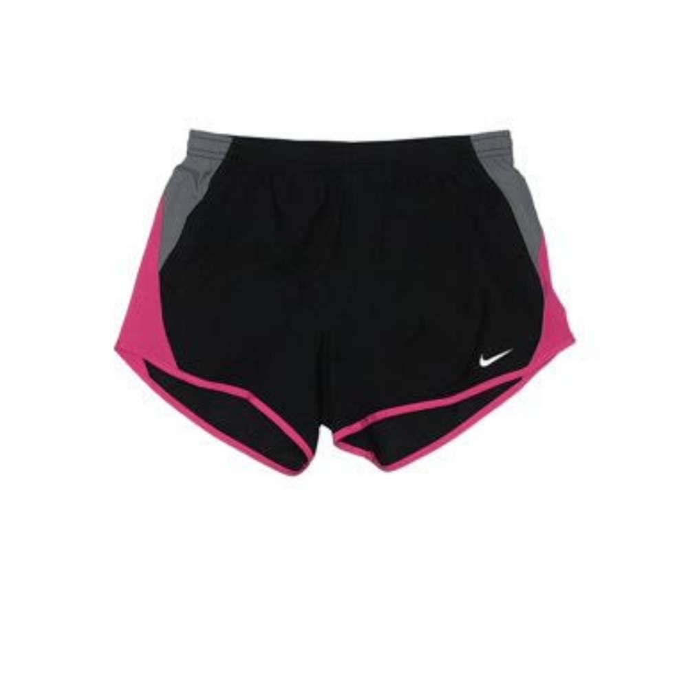 Nike Dry Fit Running Shorts- Black with Pink details - M
